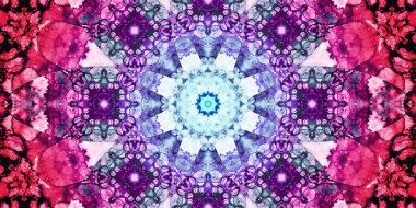 Kusursuz soyut mozaik desen. Panoramik doku. Tekrarlanan desen