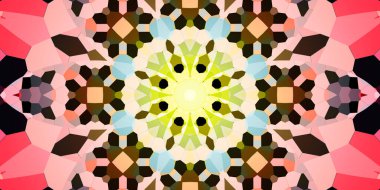 Kusursuz soyut mozaik desen. Panoramik doku. Tekrarlanan desen