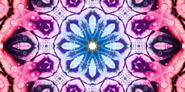 Kusursuz soyut mozaik desen. Panoramik doku. Tekrarlanan desen