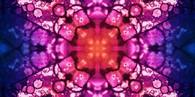 Kusursuz soyut mozaik desen. Panoramik doku. Tekrarlanan desen