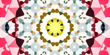 Kusursuz soyut mozaik desen. Panoramik doku. Tekrarlanan desen