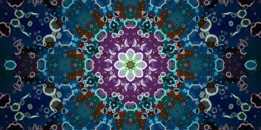 Kusursuz soyut mozaik desen. Panoramik doku. Tekrarlanan desen