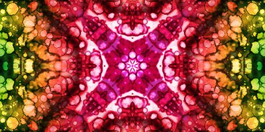 Kusursuz soyut mozaik desen. Panoramik doku. Tekrarlanan desen