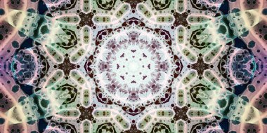 Kusursuz soyut mozaik desen. Panoramik doku. Tekrarlanan desen