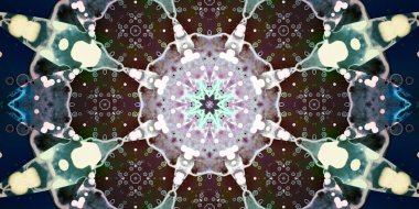 Kusursuz soyut mozaik desen. Panoramik doku. Tekrarlanan desen