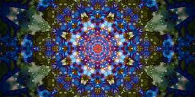 Kusursuz soyut mozaik desen. Panoramik doku. Tekrarlanan desen