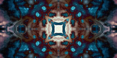 Kusursuz soyut mozaik desen. Panoramik doku. Tekrarlanan desen