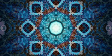 Kusursuz soyut mozaik desen. Panoramik doku. Tekrarlanan desen