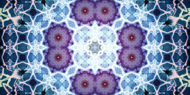 Kusursuz soyut kaleydoskop deseni. Panoramik soyut doku. Tekrarlanan desen
