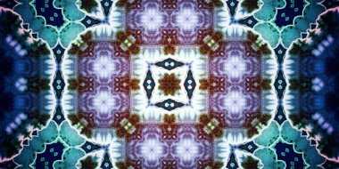 Kusursuz soyut kaleydoskop deseni. Panoramik soyut doku. Tekrarlanan desen