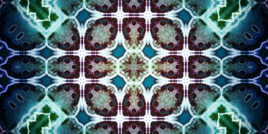 Kusursuz soyut kaleydoskop deseni. Panoramik soyut doku. Tekrarlanan desen
