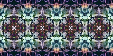 Kusursuz panorama desenli soyutlama. Doku panoramik.