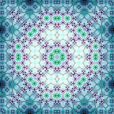 Kusursuz kare soyut desen. Sanat dokusu. Tekstil ve moda