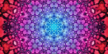 Kusursuz soyut mozaik desen. Panoramik doku. Tekrarlanan desen