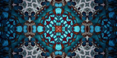 Kusursuz soyut mozaik desen. Panoramik doku. Tekrarlanan desen