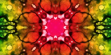 Kusursuz soyut mozaik desen. Panoramik doku. Tekrarlanan desen