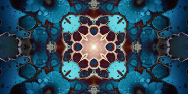 Kusursuz soyut mozaik desen. Panoramik doku. Tekrarlanan desen