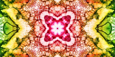 Kusursuz soyut mozaik desen. Panoramik doku. Tekrarlanan desen