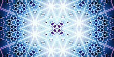 Kusursuz soyut kaleydoskop deseni. Panoramik soyut doku. Tekrarlanan desen