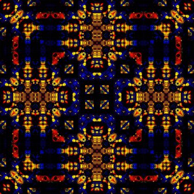 Kusursuz soyut desen ve doku. Suluboya ve baloncukların simetrik deseni