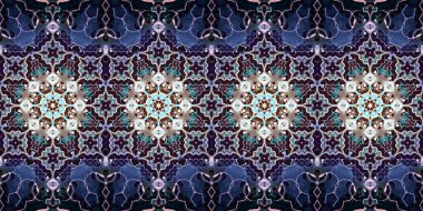 Kusursuz panorama desenli soyutlama. Doku panoramik.