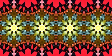 Kusursuz panorama desenli soyutlama. Doku panoramik.