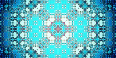 Kusursuz soyut desen. Panoramik soyut doku. Kaleydoskop Panoramik arkaplan.