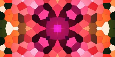 Kusursuz soyut mozaik desen. Panoramik doku. Tekrarlanan desen