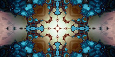 Kusursuz soyut mozaik desen. Panoramik doku. Tekrarlanan desen