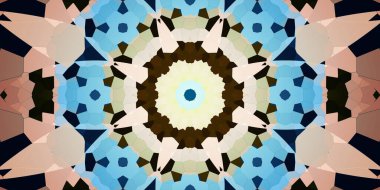 Kusursuz soyut mozaik desen. Panoramik doku. Tekrarlanan desen