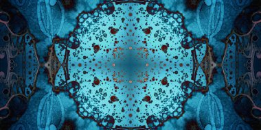 Kusursuz soyut mozaik desen. Panoramik doku. Tekrarlanan desen