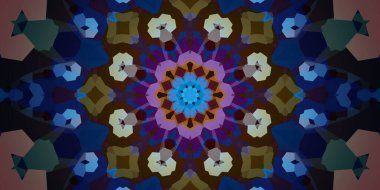 Kusursuz soyut mozaik desen. Panoramik doku. Tekrarlanan desen