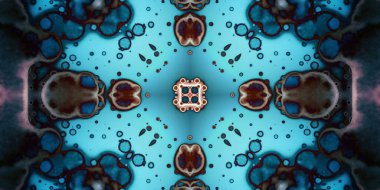 Kusursuz soyut mozaik desen. Panoramik doku. Tekrarlanan desen