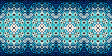 Kusursuz geniş desen. Halıların dokusu pürüzsüz. Teyp - doku