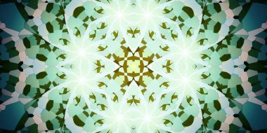 Kusursuz soyut kaleydoskop deseni. Panoramik soyut doku. Tekrarlanan desen