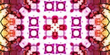 Kusursuz soyut kaleydoskop deseni. Panoramik soyut doku. Tekrarlanan desen