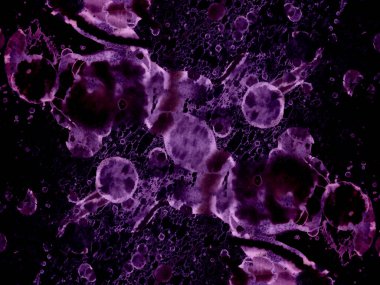 Lekelerden modern soyut sanat. Suluboya ve alkol mürekkep dokusu