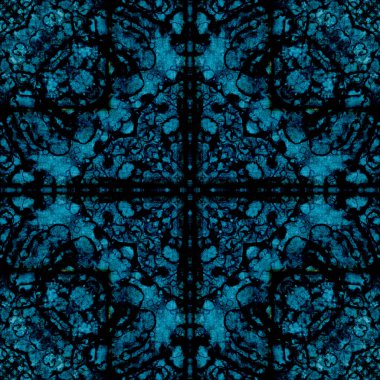 Kusursuz soyut desen ve doku. Suluboya ve baloncukların simetrik deseni