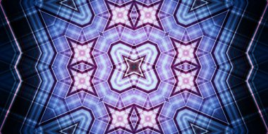 Kusursuz soyut kaleydoskop deseni. Panoramik soyut doku. Tekrarlanan desen