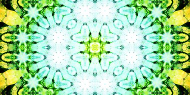 Kusursuz soyut kaleydoskop deseni. Panoramik soyut doku. Tekrarlanan desen