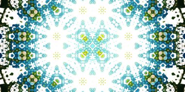 Kusursuz soyut kaleydoskop deseni. Panoramik soyut doku. Tekrarlanan desen