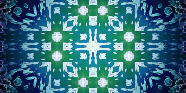 Kusursuz soyut kaleydoskop deseni. Panoramik soyut doku. Tekrarlanan desen