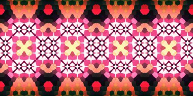 Kusursuz sanat modeli. Halıların dokusu pürüzsüz. Kurdele deseni