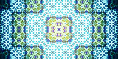 Kusursuz soyut desen. Panoramik soyut doku. Kaleydoskop Panoramik arkaplan.