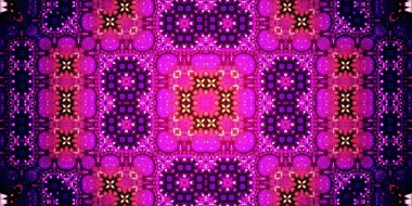 Kusursuz soyut desen. Panoramik soyut doku. Kaleydoskop Panoramik arkaplan.