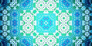 Kusursuz soyut desen. Panoramik soyut doku. Kaleydoskop Panoramik arkaplan.