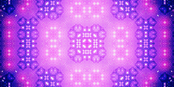 Бесшовный абстрактный шаблон. Фантастическая фактура. Панорамный фон Калейдоскопа.