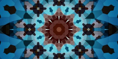 Kusursuz soyut mozaik desen. Panoramik doku. Tekrarlanan desen