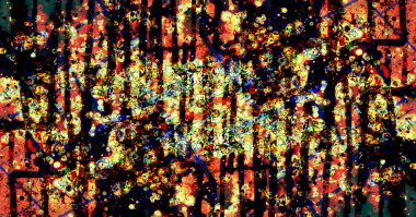 Lekelerden modern soyut sanat. Suluboya ve alkol mürekkep dokusu