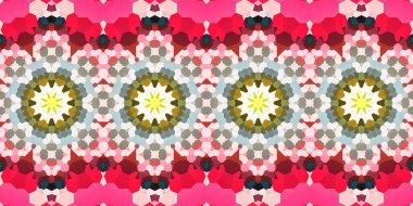 Kusursuz panorama desenli soyutlama. Doku panoramik.